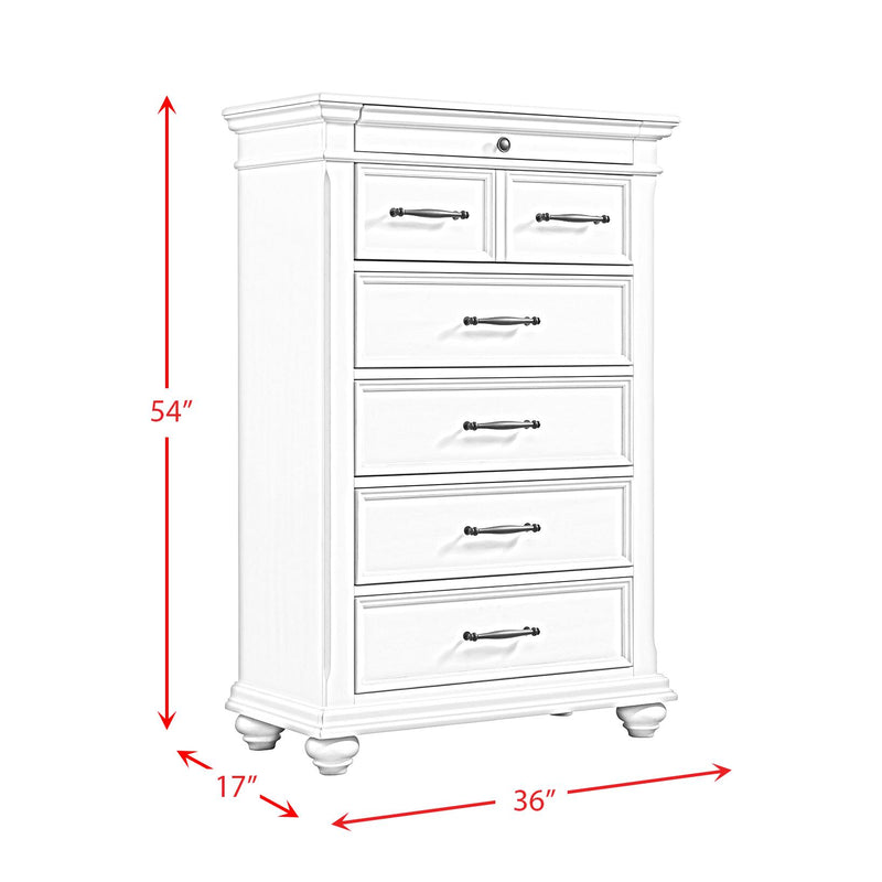 Elements International Slater 6-Drawer Chest SR800CH IMAGE 11