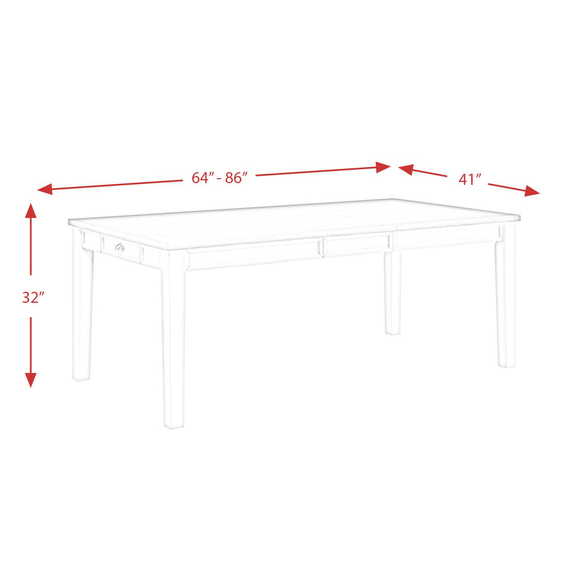 Elements International Kayla Dining Table DKY300DT IMAGE 13
