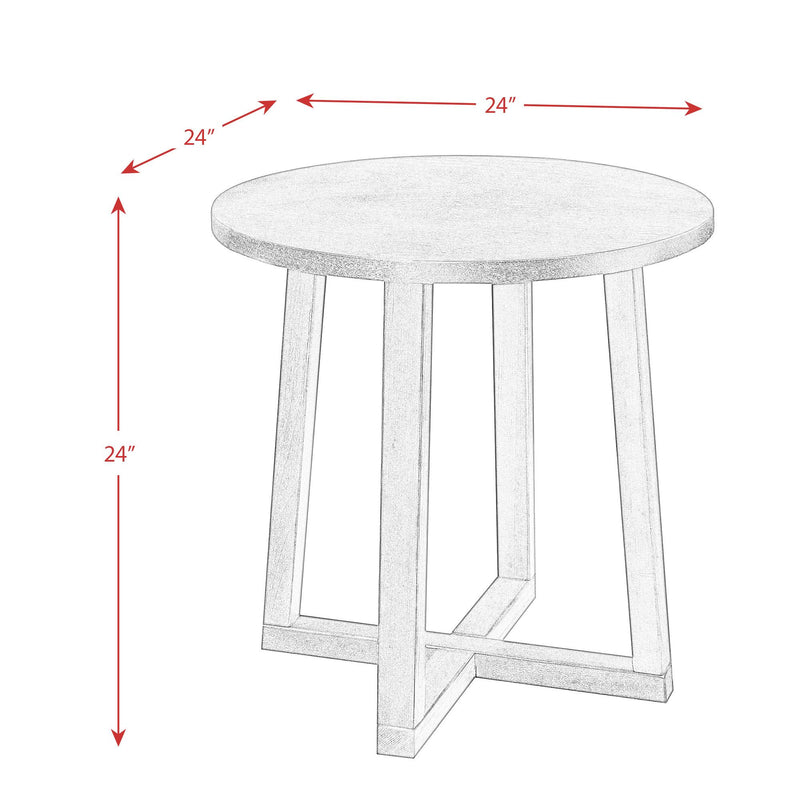 Elements International Industrial Occasional Table Set CID500TPK IMAGE 12