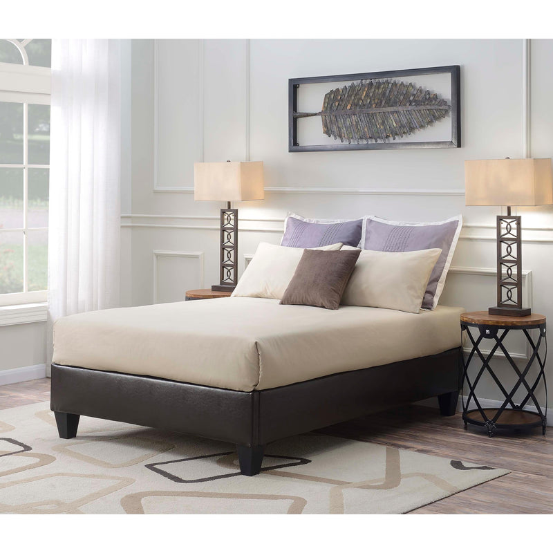 Elements International Abby Full Upholstered Platform Bed UBB101FBBO IMAGE 7