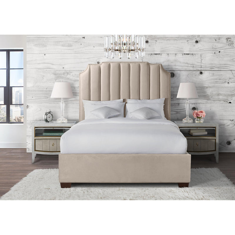 Elements International Harper Queen Upholstered Platform Bed UHR3152QB IMAGE 9