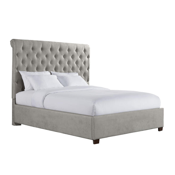 Elements International Waldorf King Upholstered Platform Bed UWF3151KB IMAGE 1