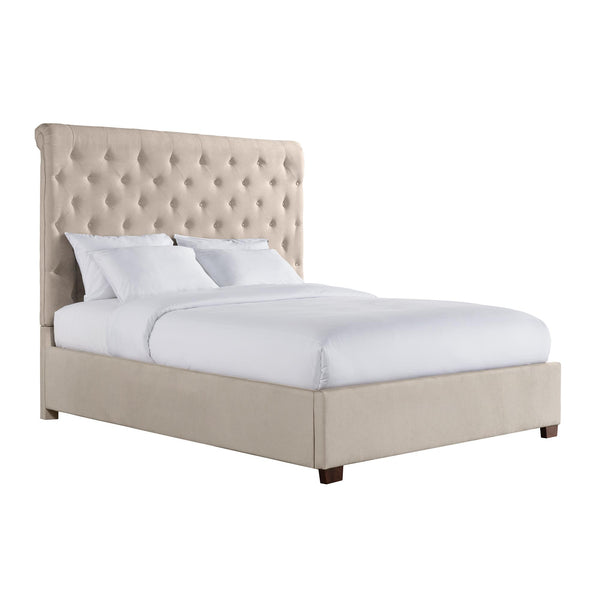 Elements International Waldorf Queen Upholstered Platform Bed UWF3152QB IMAGE 1