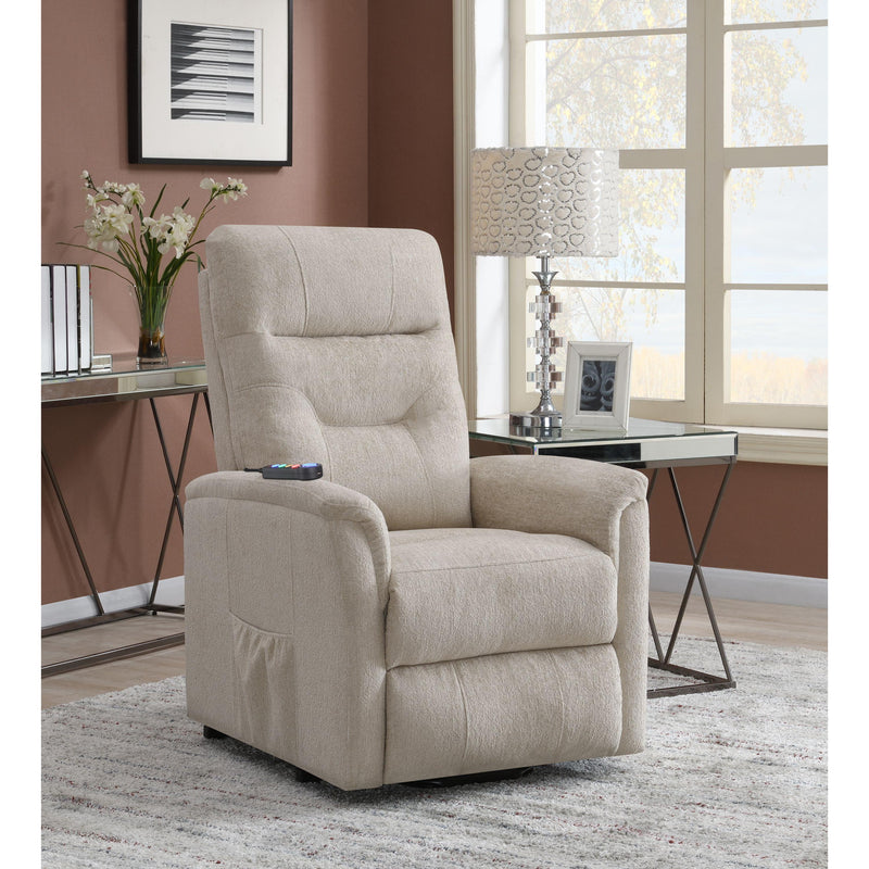 Coaster Furniture Fabric Lift Chair with Heat and Massage 609405P IMAGE 9