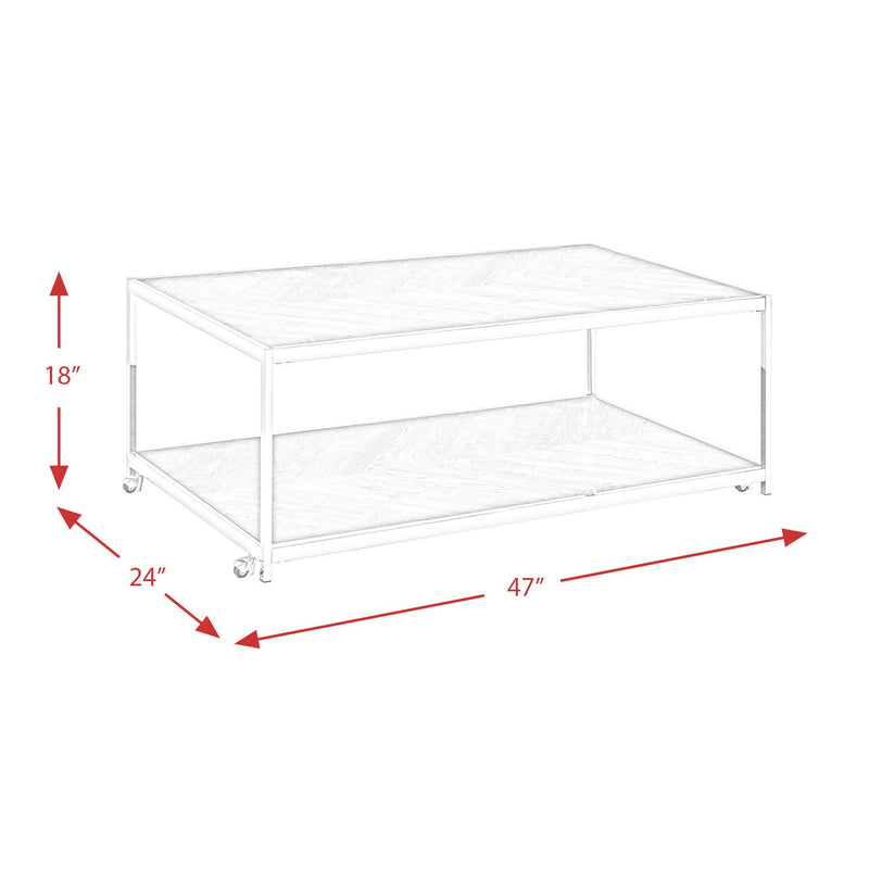 Elements International Archer Coffee Table CAC100CT IMAGE 9