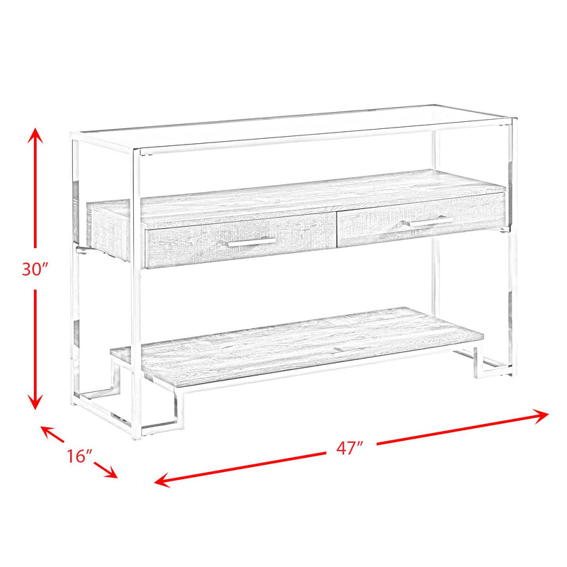 Elements International Matrix Sofa Table CTMX100ST IMAGE 10