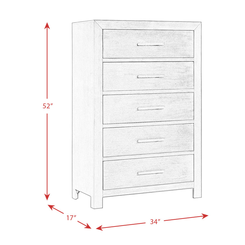 Elements International Shelby 5-Drawer Chest SY600CH IMAGE 11