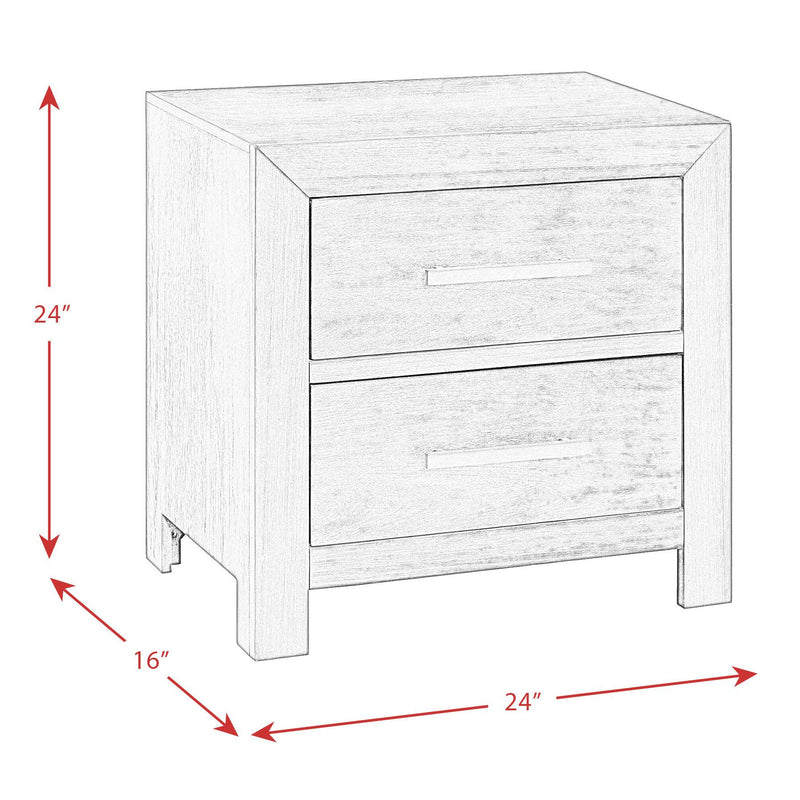 Elements International Shelby 2-Drawer Nightstand SY600NS IMAGE 12