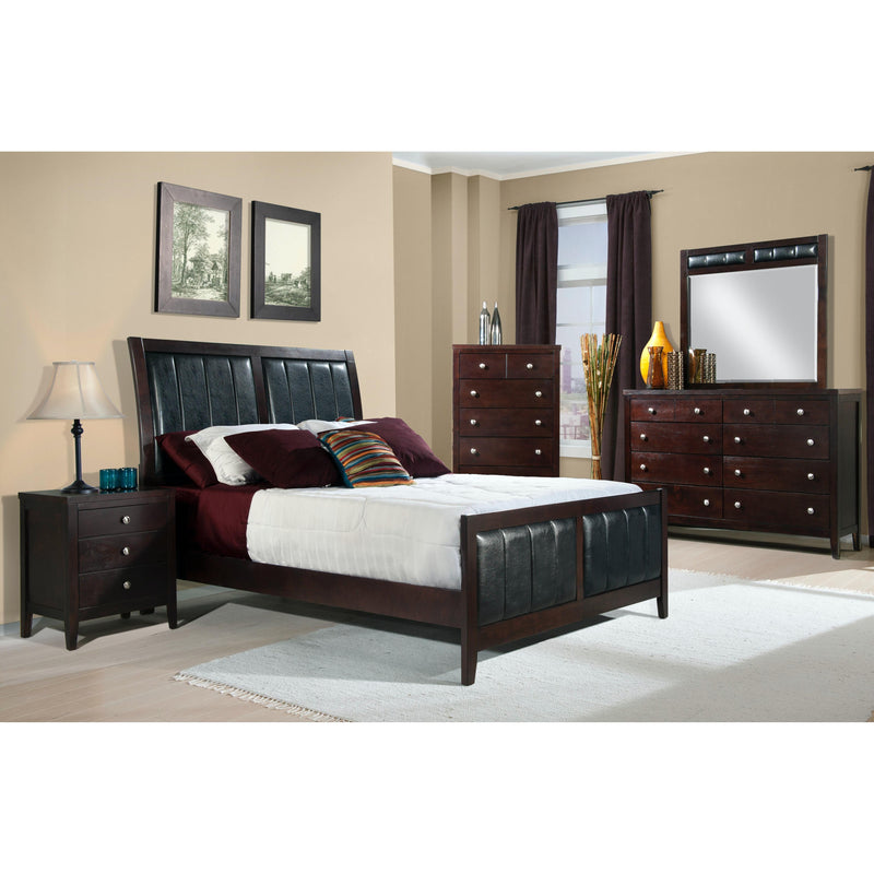 Elements International Lawrence Full Panel Bed LW100FB IMAGE 5