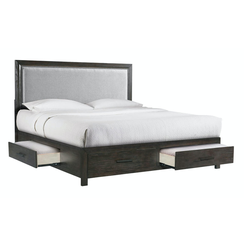 Elements International Shelby King Platform Bed with Storage SY600KB IMAGE 2