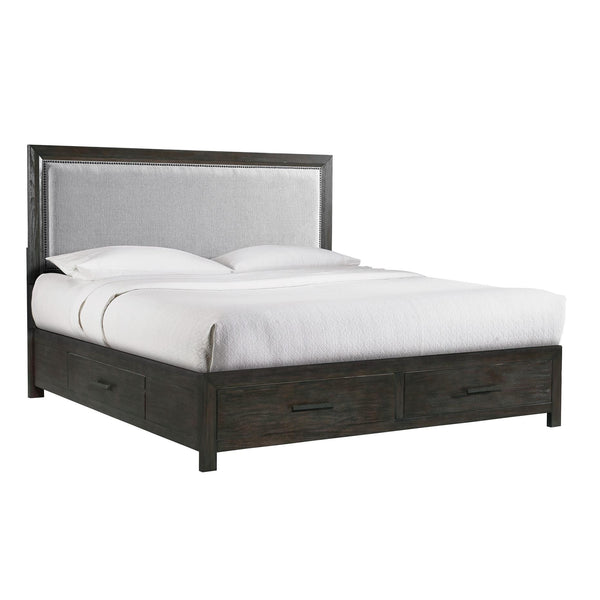 Elements International Shelby Queen Platform Bed with Storage SY600QB IMAGE 1