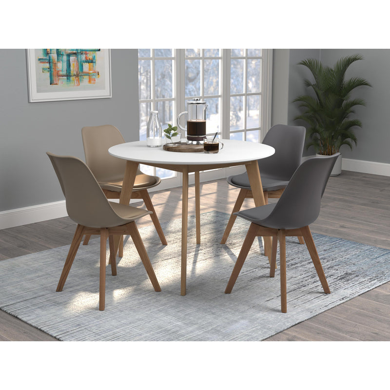 Coaster Furniture Round Breckenridge Dining Table with Metal Top 192790 IMAGE 4