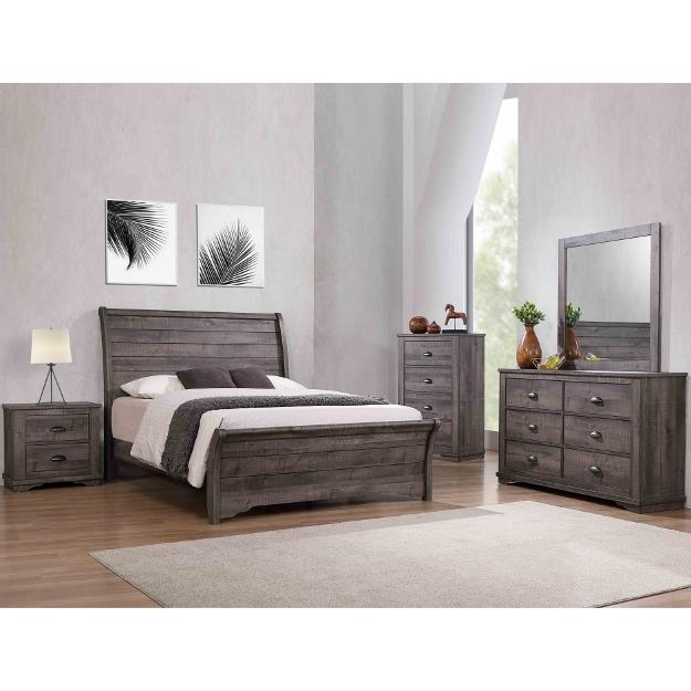 Crown Mark Coralee California King Panel Bed B8100-K-HB/B8100-K-FB/B8100-CK-RAIL IMAGE 5