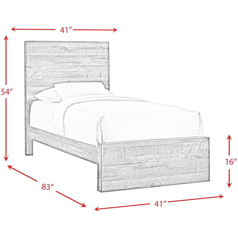 Elements International Bailey Twin Panel Bed BY500TB IMAGE 5