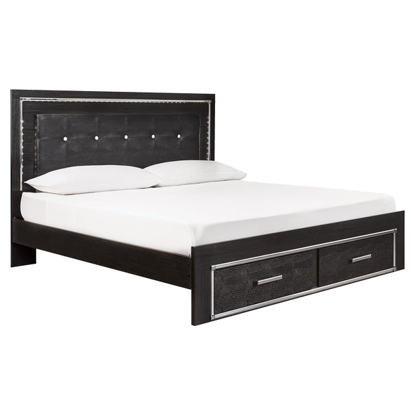 Signature Design by Ashley Kaydell King Upholstered Panel Bed with Storage B1420-58/B1420-56S/B1420-97 IMAGE 1
