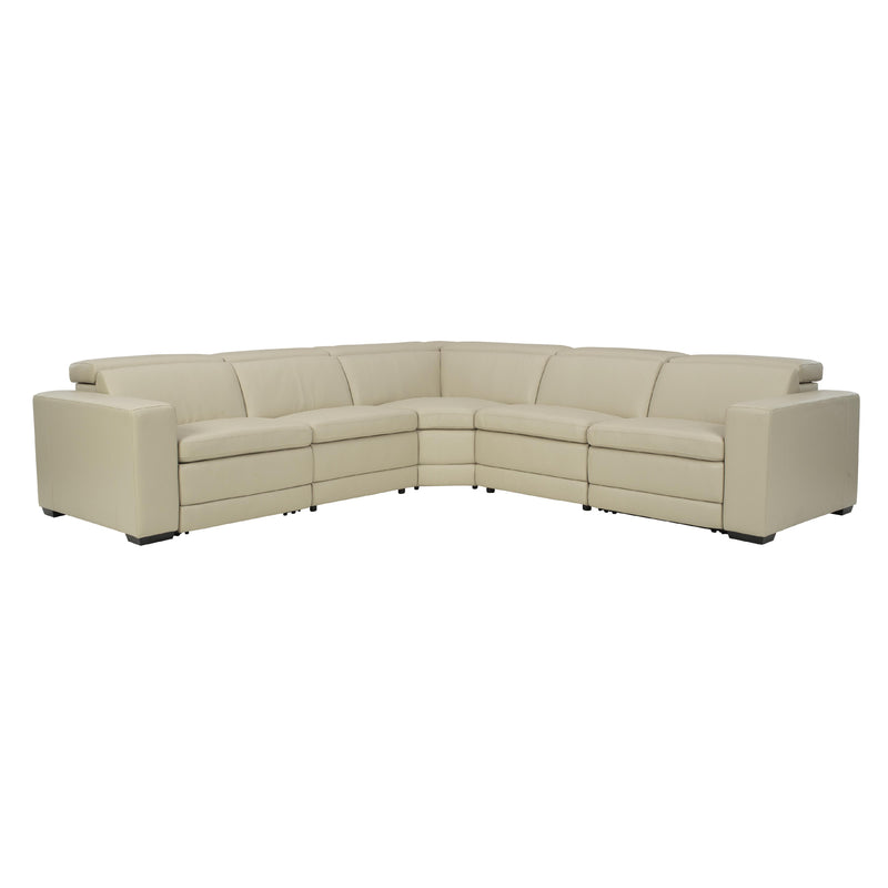 Signature Design by Ashley Texline Power Reclining Leather Match 6 pc Sectional U5960422/U5960446/U5960477/U5960446/U5960421/U5960423 IMAGE 1