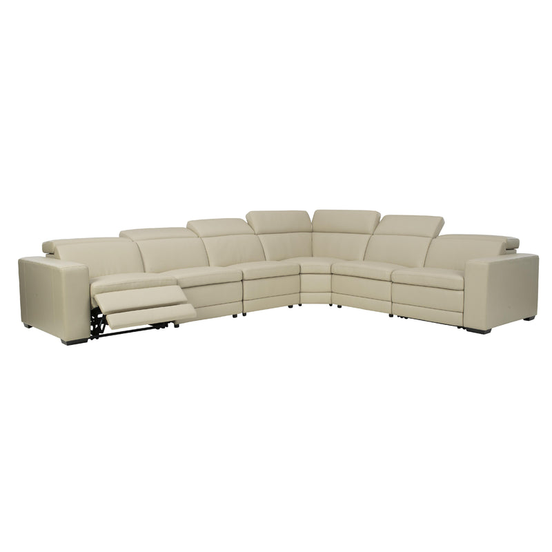 Signature Design by Ashley Texline Power Reclining Leather 7 pc Sectional U5960422/U5960446/U5960446/U5960477/U5960446/U5960421/U5960423 IMAGE 2