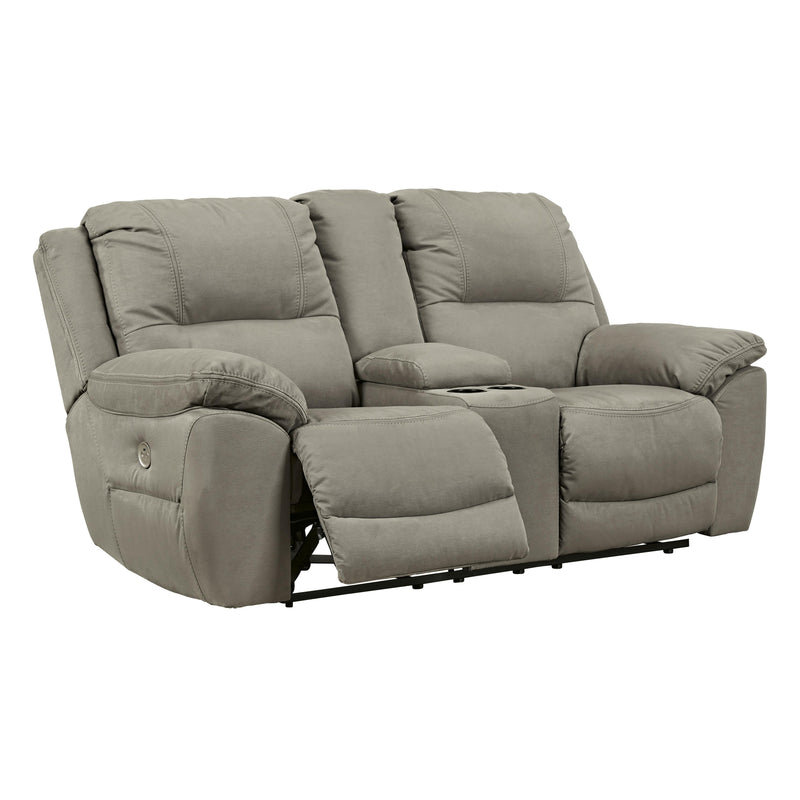 Signature Design by Ashley Next-Gen Gaucho Power Reclining Leather Look Loveseat 5420396 IMAGE 2