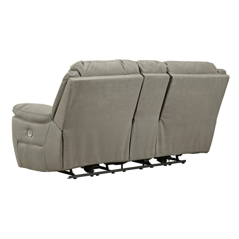 Signature Design by Ashley Next-Gen Gaucho Power Reclining Leather Look Loveseat 5420396 IMAGE 5