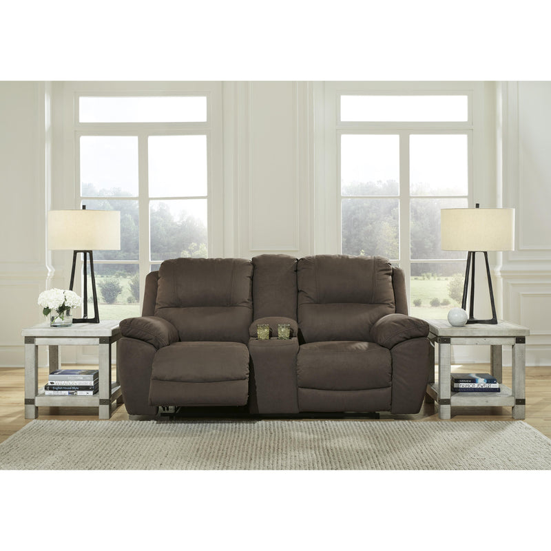 Signature Design by Ashley Next-Gen Gaucho Reclining Leather Look Loveseat 5420494 IMAGE 5