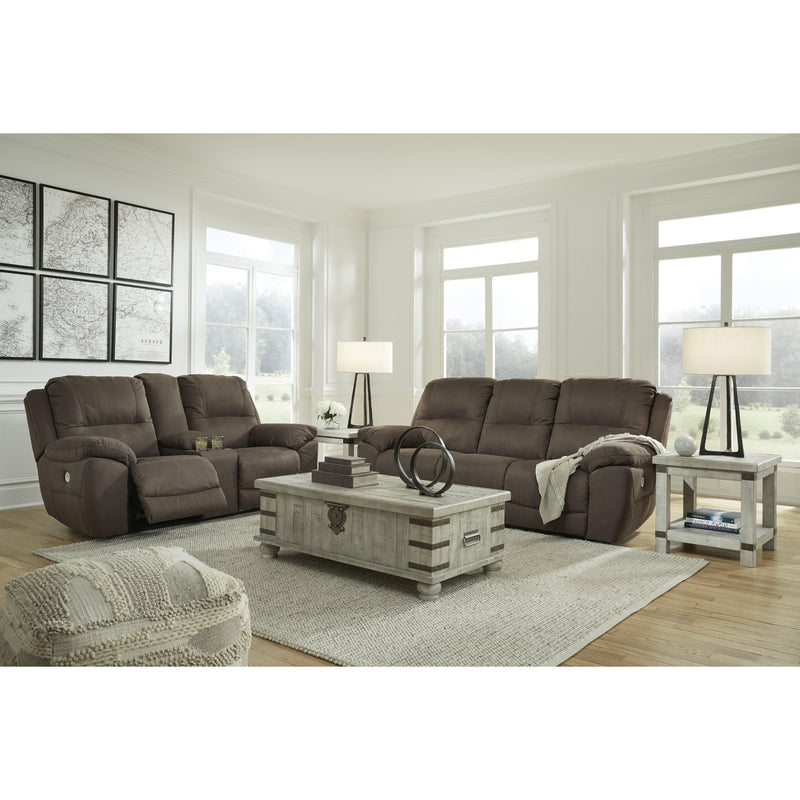 Signature Design by Ashley Next-Gen Gaucho Power Reclining Leather Look Loveseat 5420496 IMAGE 10