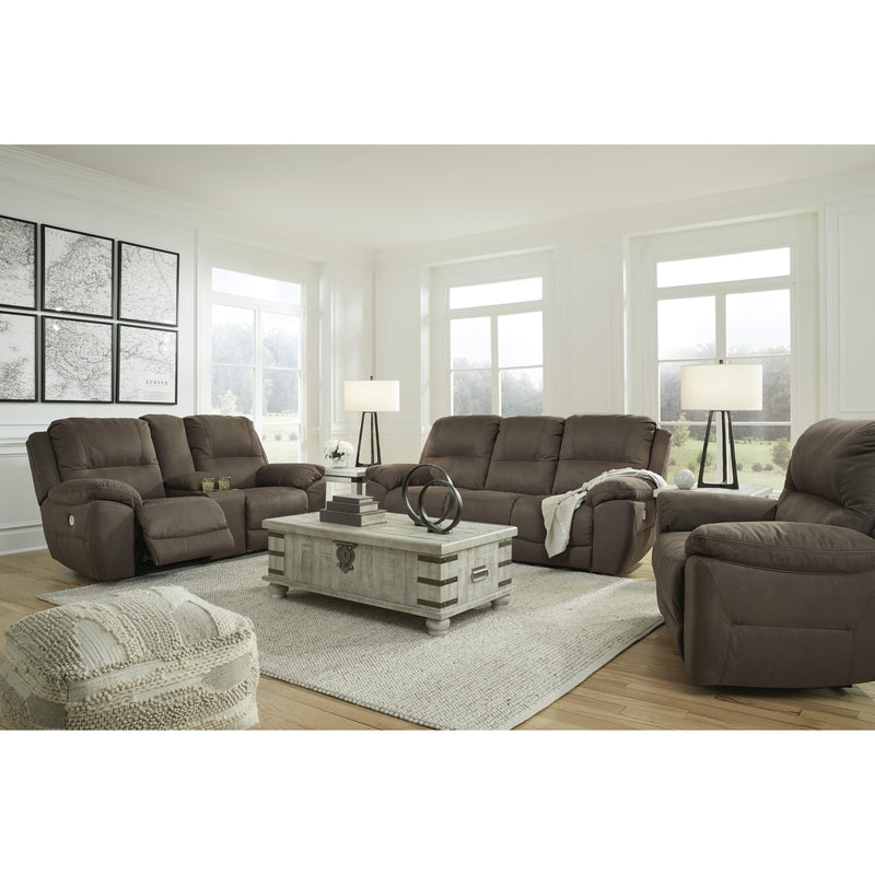 Signature Design by Ashley Next-Gen Gaucho Power Reclining Leather Look Loveseat 5420496 IMAGE 12
