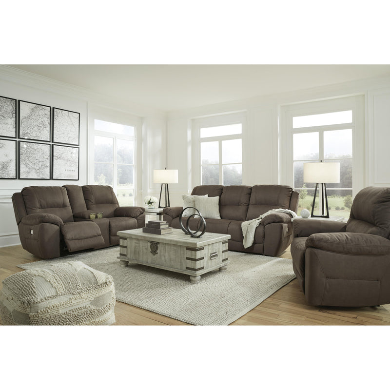 Signature Design by Ashley Next-Gen Gaucho Power Reclining Leather Look Loveseat 5420496 IMAGE 13