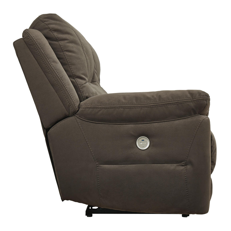 Signature Design by Ashley Next-Gen Gaucho Power Reclining Leather Look Loveseat 5420496 IMAGE 4