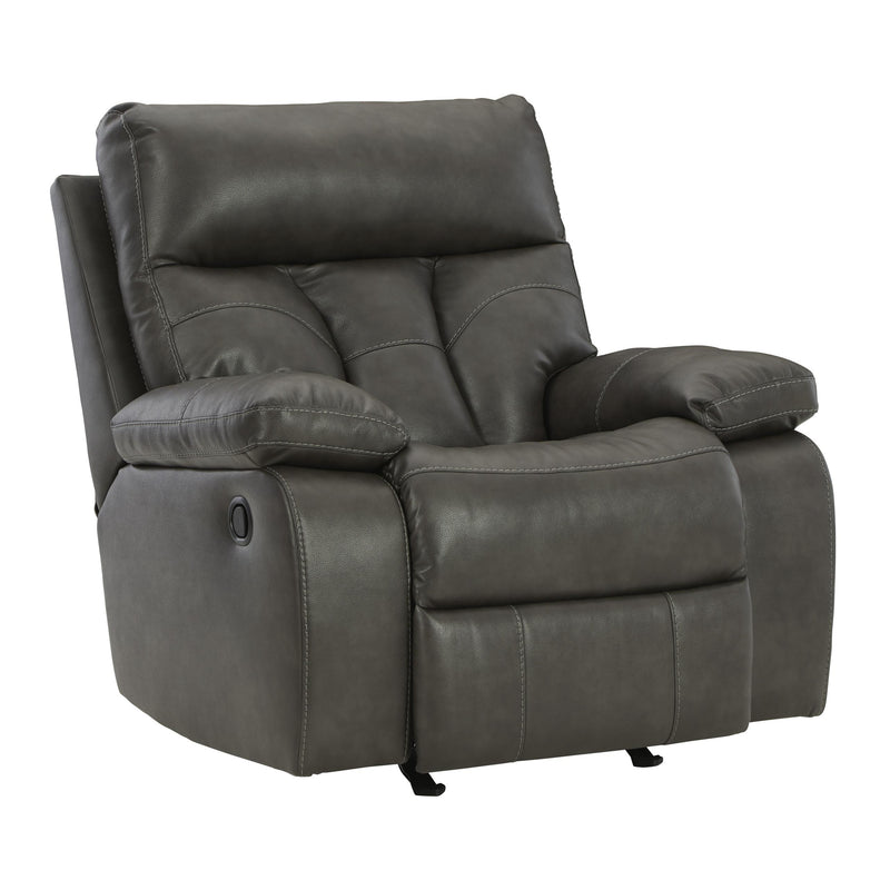 Signature Design by Ashley Willamen Rocker Leather Look Recliner 1480125 IMAGE 1