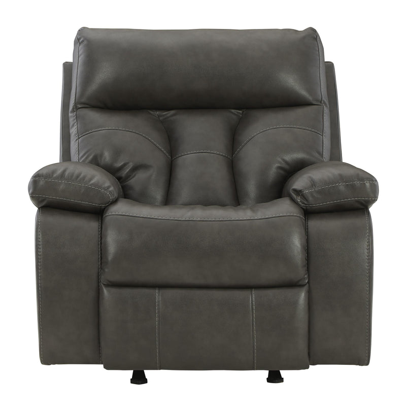 Signature Design by Ashley Willamen Rocker Leather Look Recliner 1480125 IMAGE 3