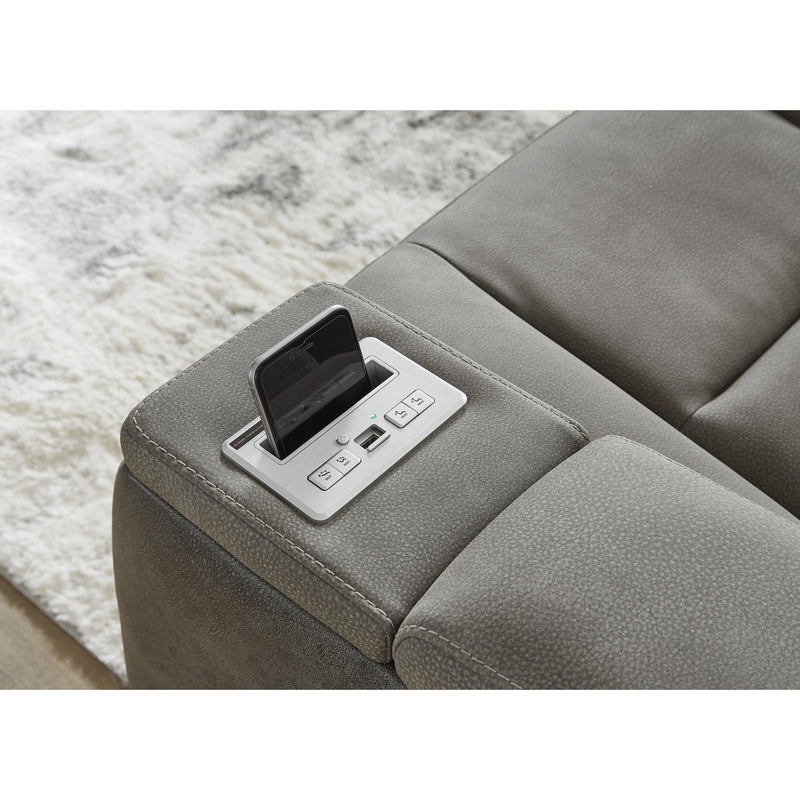 Signature Design by Ashley Next-Gen DuraPella Power Reclining Leather Look Sofa 2200415 IMAGE 12