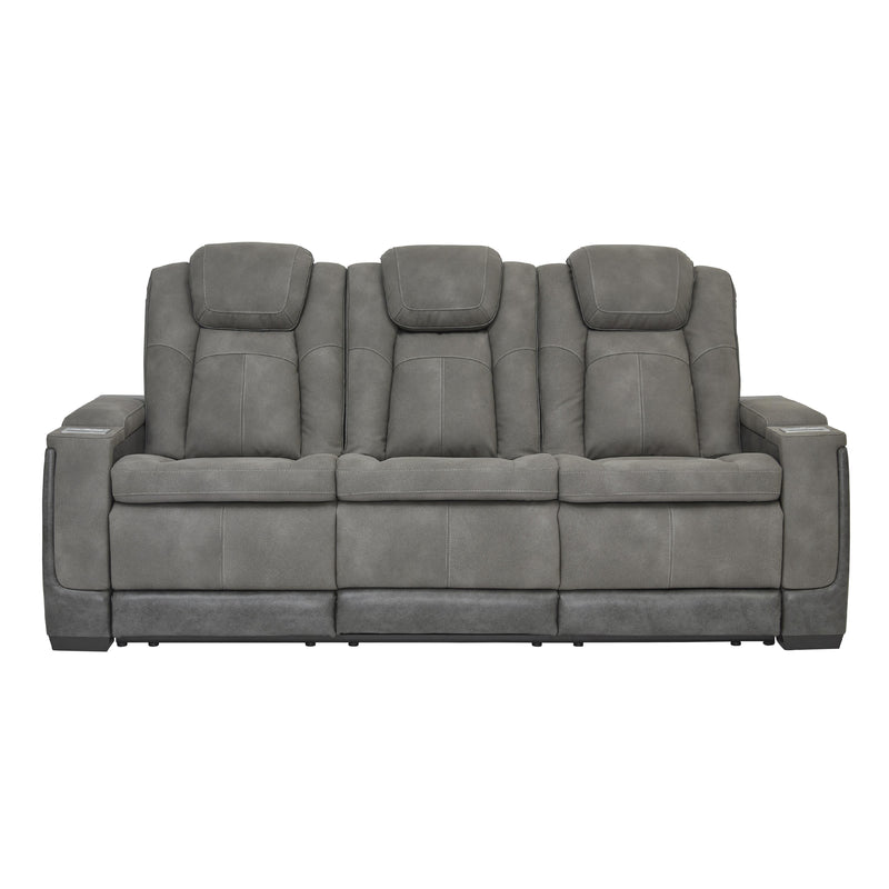 Signature Design by Ashley Next-Gen DuraPella Power Reclining Leather Look Sofa 2200415 IMAGE 2