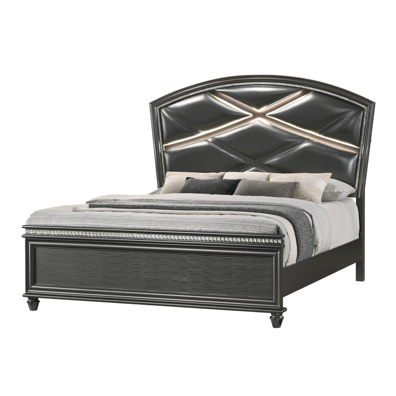 Crown Mark Adira California King Upholstered Panel Bed B7880-CK-RAIL/B7880-K-FB/B7880-K-HB IMAGE 1