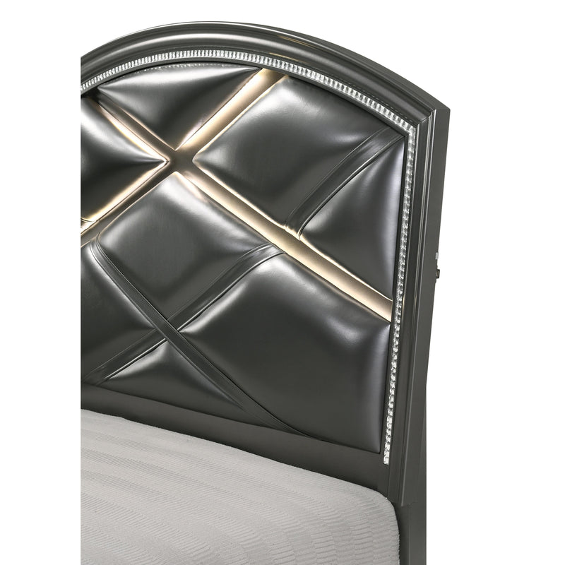 Crown Mark Adira California King Upholstered Panel Bed B7880-CK-RAIL/B7880-K-FB/B7880-K-HB IMAGE 4