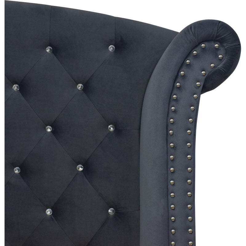 Crown Mark Lucinda Queen Upholstered Panel Bed B9260-KQ-WG/B9260-Q-FBRL/B9260-Q-HB IMAGE 4