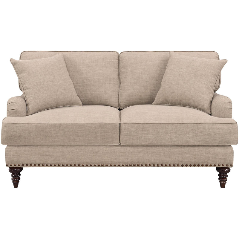 Elements International Abby Stationary Fabric Loveseat UBB091200E IMAGE 2