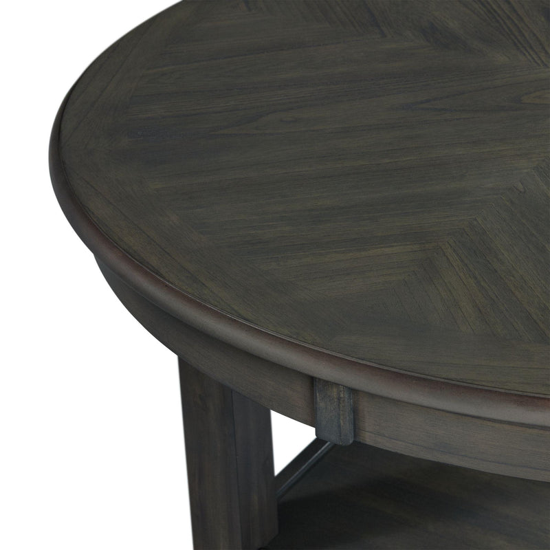 Elements International Round Amherst Dining Table DAH300DT IMAGE 4