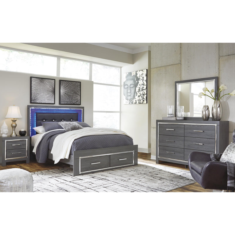 Signature Design by Ashley Lodanna Queen Upholstered Panel Bed with Storage B214-57/B214-54S/B214-95/B100-13 IMAGE 5