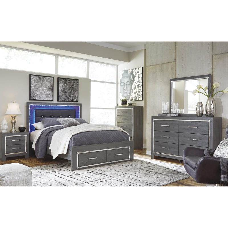 Signature Design by Ashley Lodanna Queen Upholstered Panel Bed with Storage B214-57/B214-54S/B214-95/B100-13 IMAGE 7