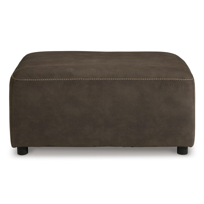 Signature Design by Ashley Allena Leather Look Ottoman 2130108 IMAGE 2