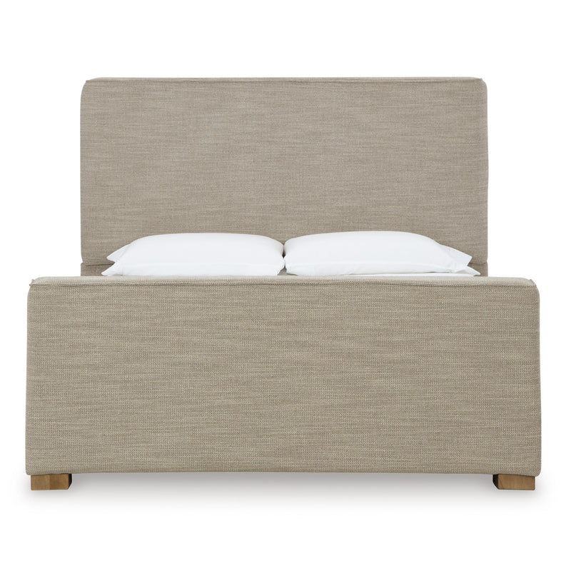 Signature Design by Ashley Dakmore Queen Upholstered Platform Bed B783-81/B783-97 IMAGE 2