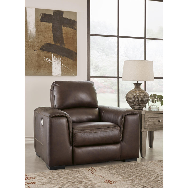 Signature Design by Ashley Alessandro Power Leather Match Recliner U2550213 IMAGE 7