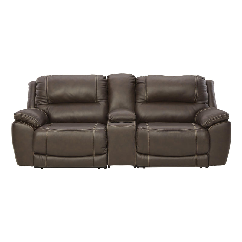 Signature Design by Ashley Dunleith Power Reclining Leather Match 3 pc Sectional U7160458/U7160457/U7160462 IMAGE 1