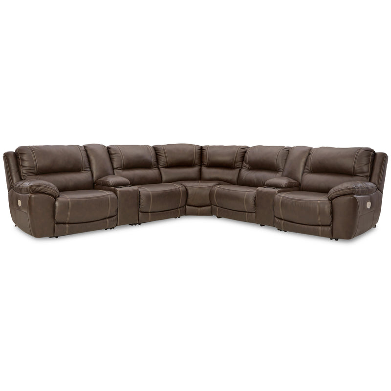 Signature Design by Ashley Dunleith Power Reclining Leather Match 7 pc Sectional U7160458/U7160457/U7160431/U7160477/U7160446/U7160457/U7160462 IMAGE 1