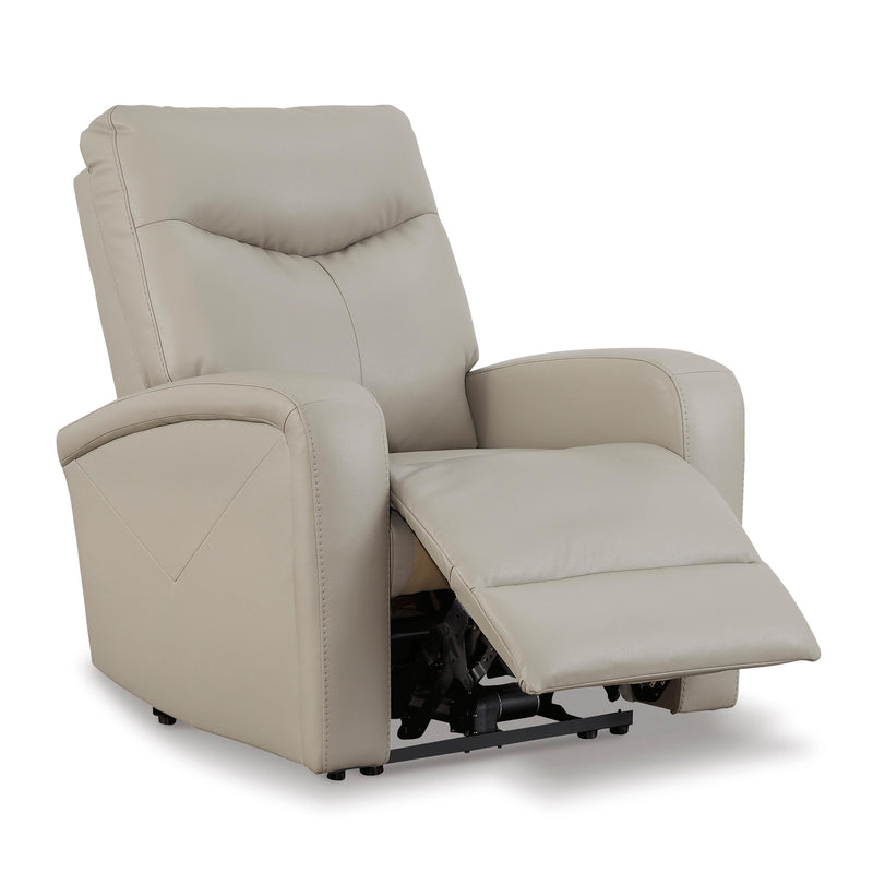 Signature Design by Ashley Ryversans Power Leather Look Recliner 4610406 IMAGE 2