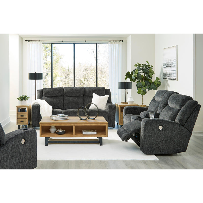 Signature Design by Ashley Martinglenn Power Reclining Fabric Loveseat 4650496 IMAGE 12