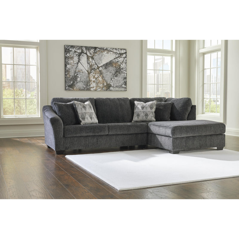 Signature Design by Ashley Biddeford Fabric 2 pc Sectional 3550466/3550417 IMAGE 2