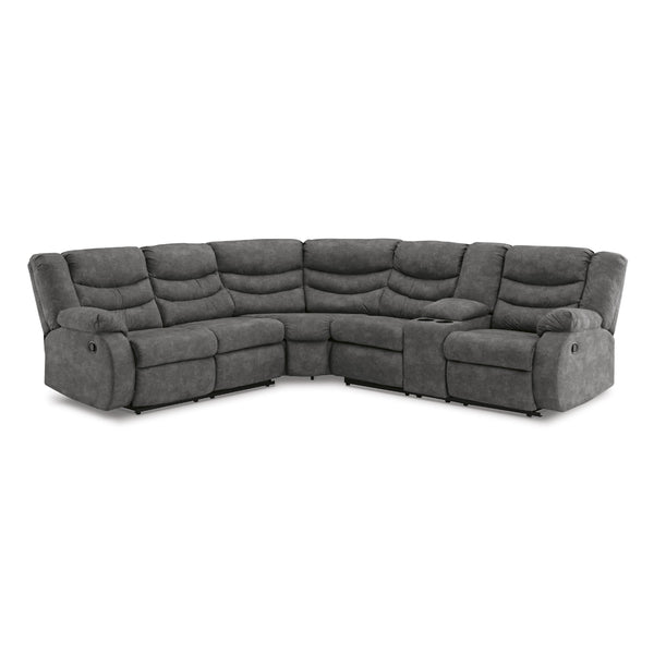 Signature Design by Ashley Partymate Reclining Leather Look 2 pc Sectional 3690348/3690349 IMAGE 1