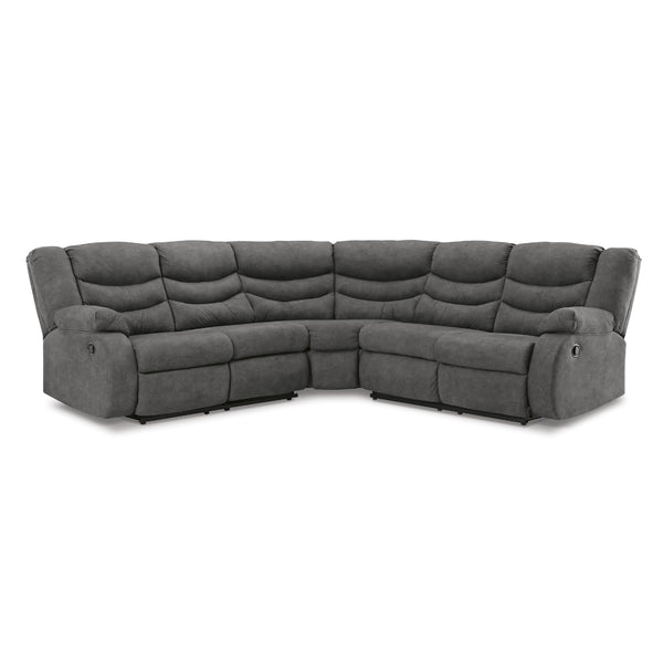 Signature Design by Ashley Partymate Reclining Leather Look 2 pc Sectional 3690348/3690350 IMAGE 1