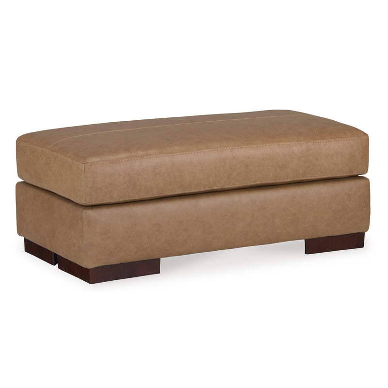 Signature Design by Ashley Lombardia Leather Match Ottoman 5730214 IMAGE 1